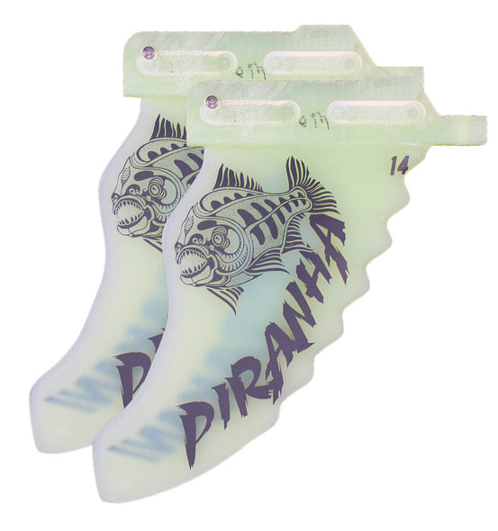 WINDSURFING FINS , Makani Fins, PIRANHA: Pure Wave (Single, Twin, Thruster, Quad) - 1